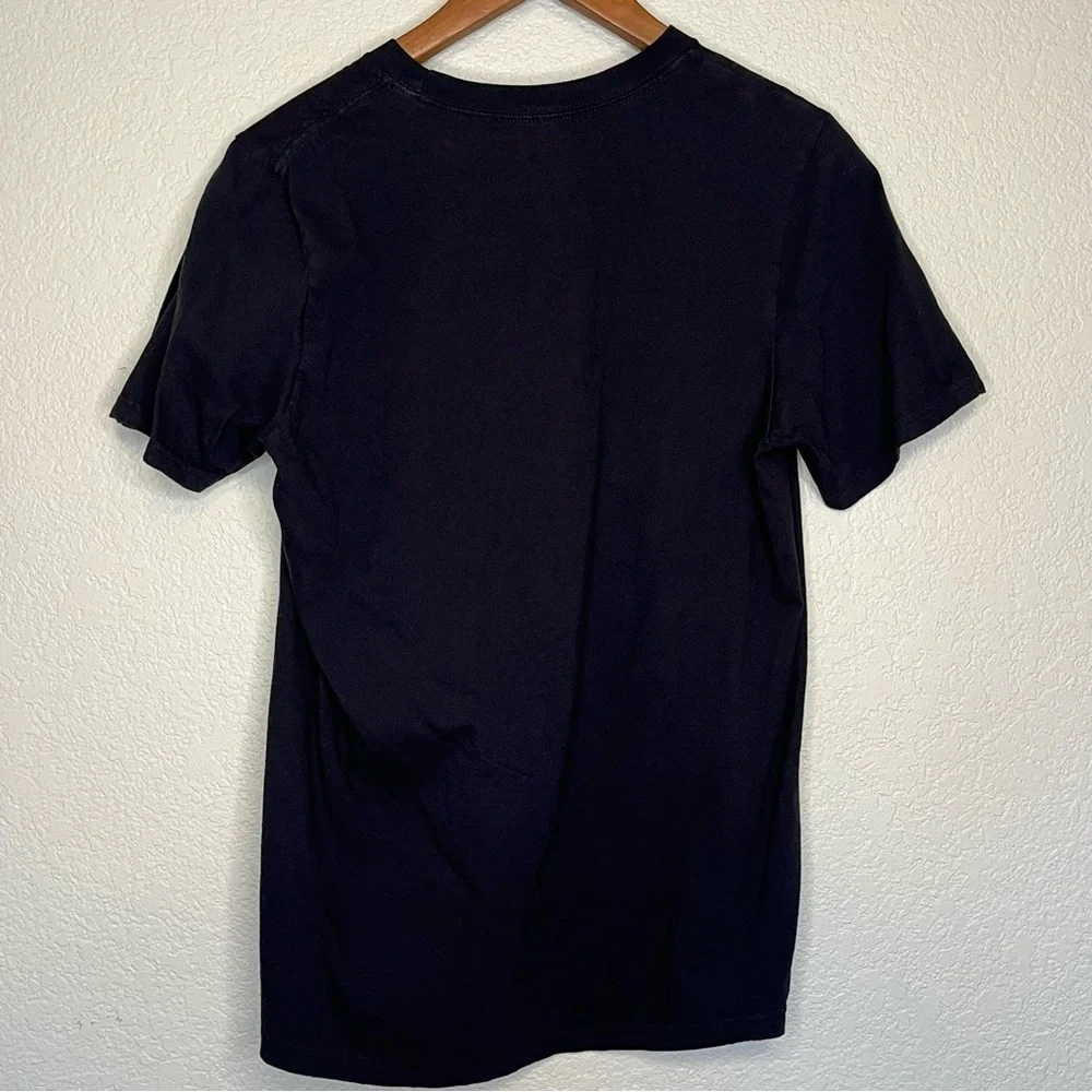 Adidas Black and White Logo T-Shirt Men's Medium